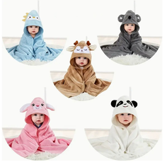 Absorbent Animal-Hooded Baby Bath Towel product